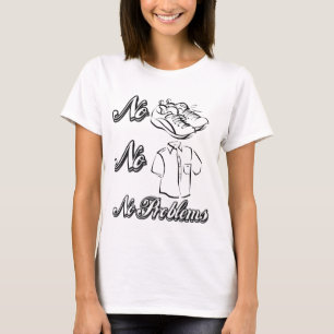 Camiseta Nenhuns calçados, nenhumas camisas, nenhuns