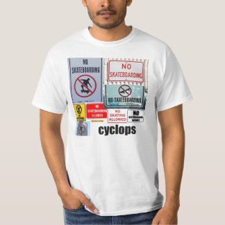 Camiseta nenhuns cyclops de patinagem
