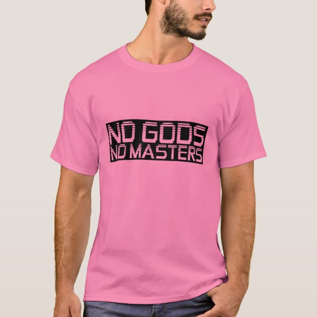 Camiseta Nenhuns deuses nenhum mestrado (Frente)