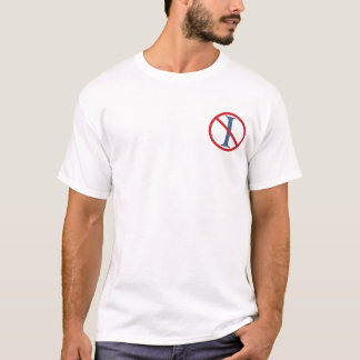 Camiseta Nenhuns encarregados - cédula no branco