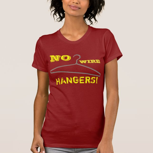 Camiseta Nenhuns ganchos do fio! (Frente)