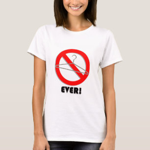 Camiseta Nenhuns ganchos do fio nunca!