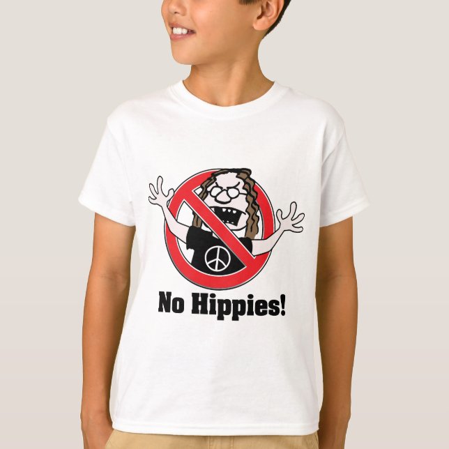 Camiseta Nenhuns hippys! (Frente)