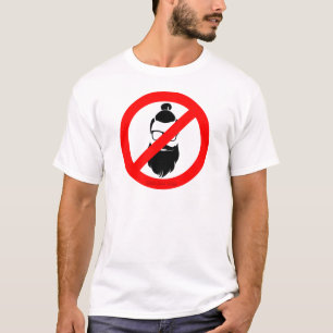 Camiseta Nenhuns hipsteres ou bolos do homem
