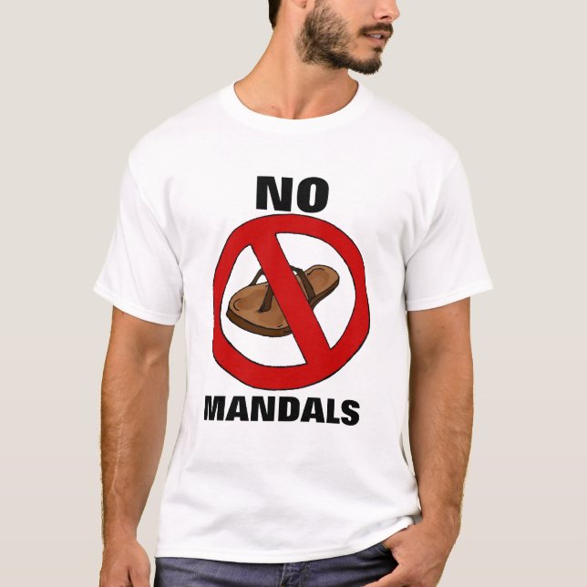 Camiseta Nenhuns mandals (Frente)