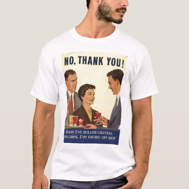 Camiseta Nenhuns obrigados, DADOS! (Frente)