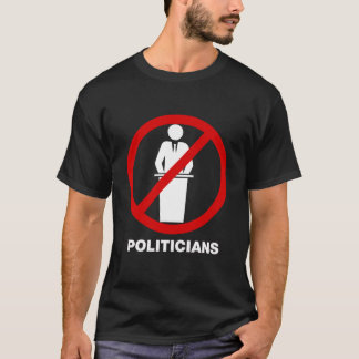 Camiseta Nenhuns políticos T