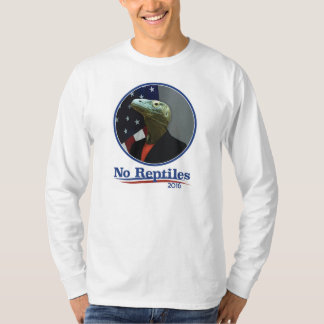 Camiseta Nenhuns répteis 2016, Hillary!