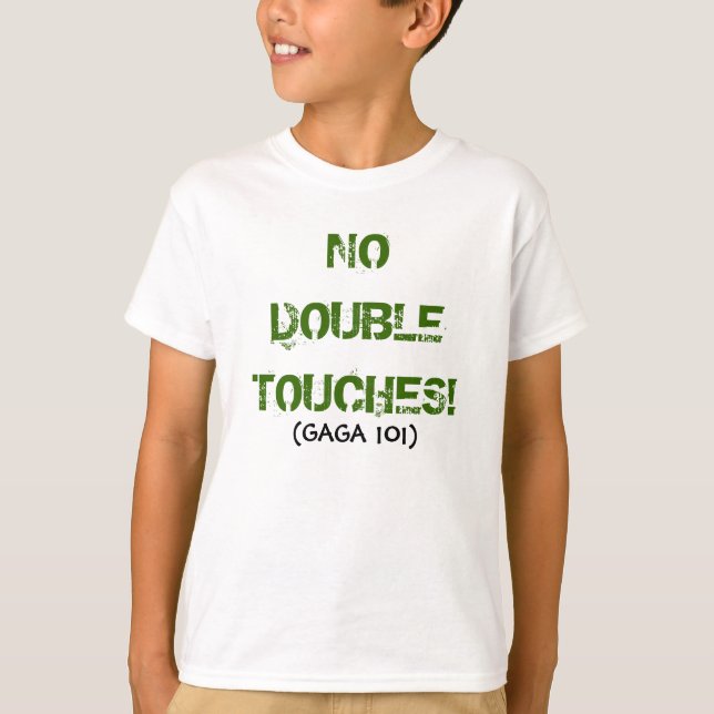 CAMISETA NENHUNS TOQUES DO DOBRO! , (101 GAGA) (Frente)