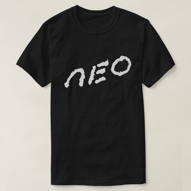 Camiseta Neo T-Shirt com crânio (Frente do Design)