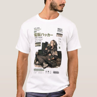 Camiseta Neo Tokyo Files 005 - Roupas Técnicas de Anime Cyb