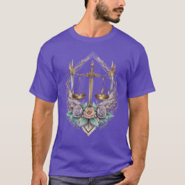 Camiseta Neo-Traditional Libra – Heart & Honor