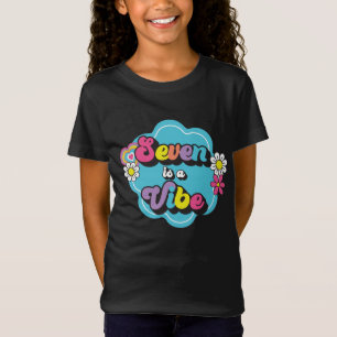 Camiseta Neon 90s Retro Seven é uma Vibração 7º Aniversário