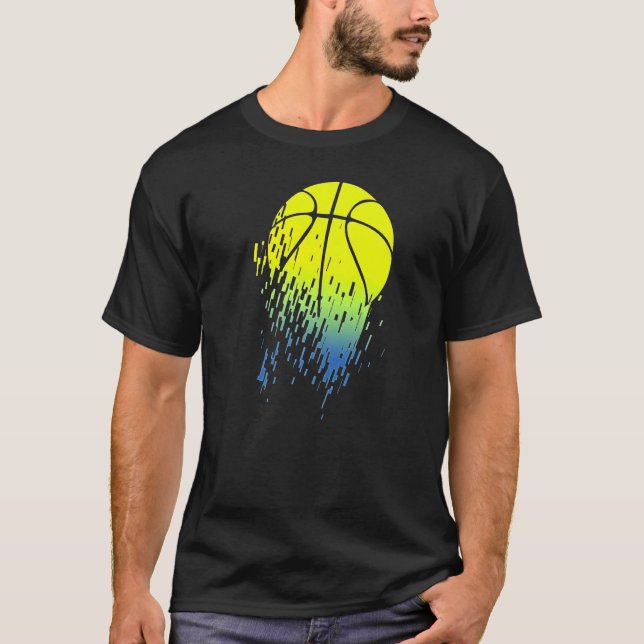 Camiseta Neon Basball Glitch (Frente)