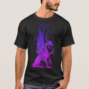 Camiseta Neon Basilisk Monster Symbol Dragon Beast