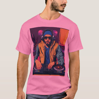 Camiseta "Neon Beats: Sintonize-se no Groove da Selva!"