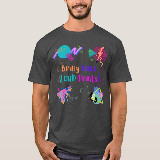 Camiseta Neon Bring Back Loud Prints (Frente)