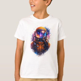 Camiseta Neon City Astronaut Portrait