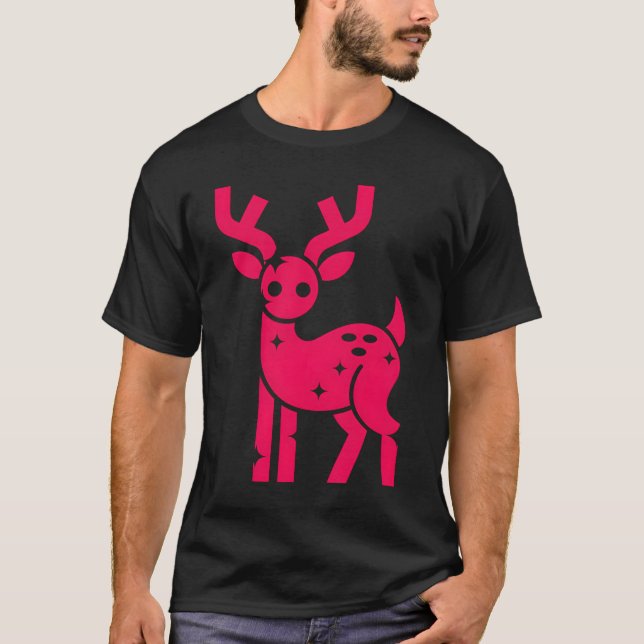 Camiseta Neon Deer (Frente)