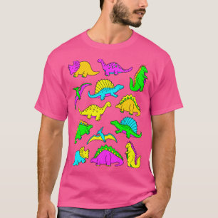 Camiseta Neon Dinossauros