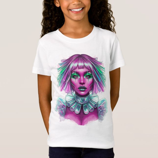 Camiseta Neon Diva por Natasha Us (Frente)