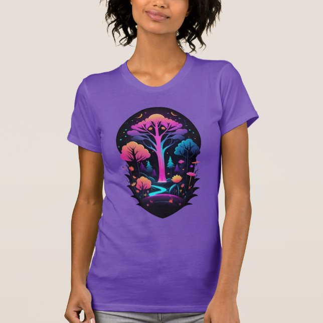 Camiseta Neon Enchied Woods (Frente)