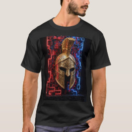 Camiseta Neon Espartano Extra design Mosaico 3D