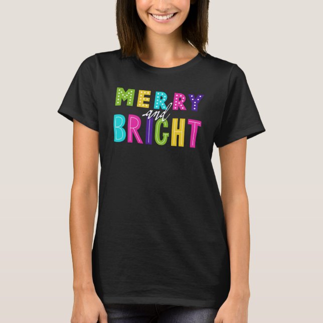 Camiseta Neon Feliz e Brilho (Frente)