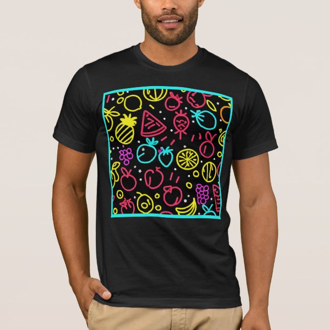 Camiseta Neon Fruta Extravaganza (Frente)