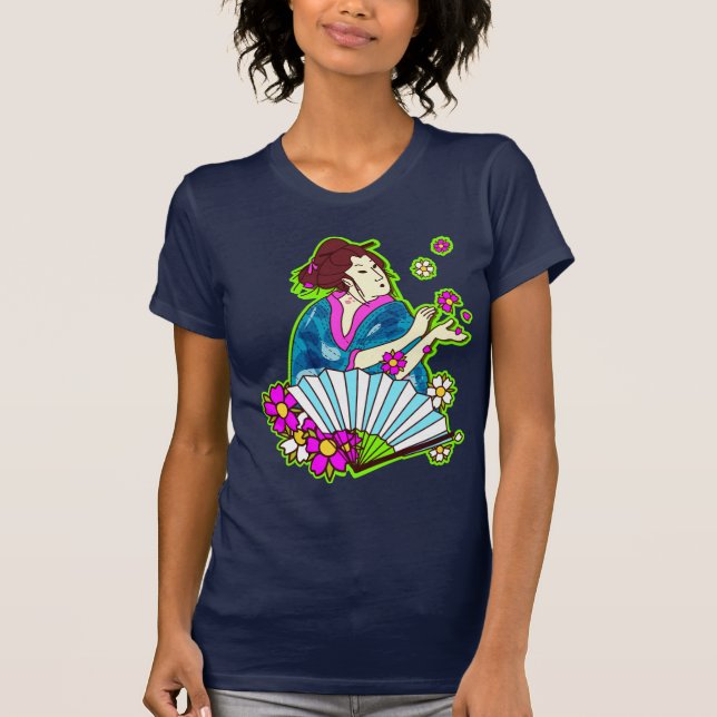 Camiseta NEON geisha (Frente)
