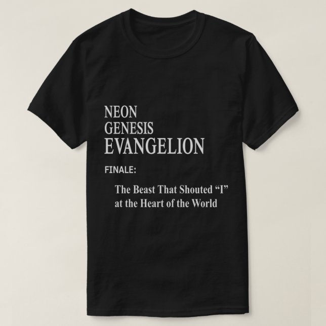 Camiseta Neon Genesis Evangelion Episódio 26 Baseball ¾ Sle (Frente do Design)