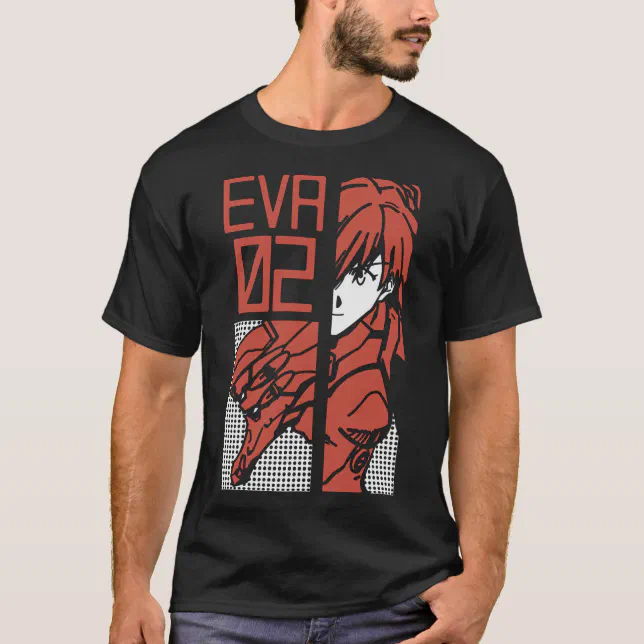 Camiseta neon genesis evangelion retro vintage 9ygis