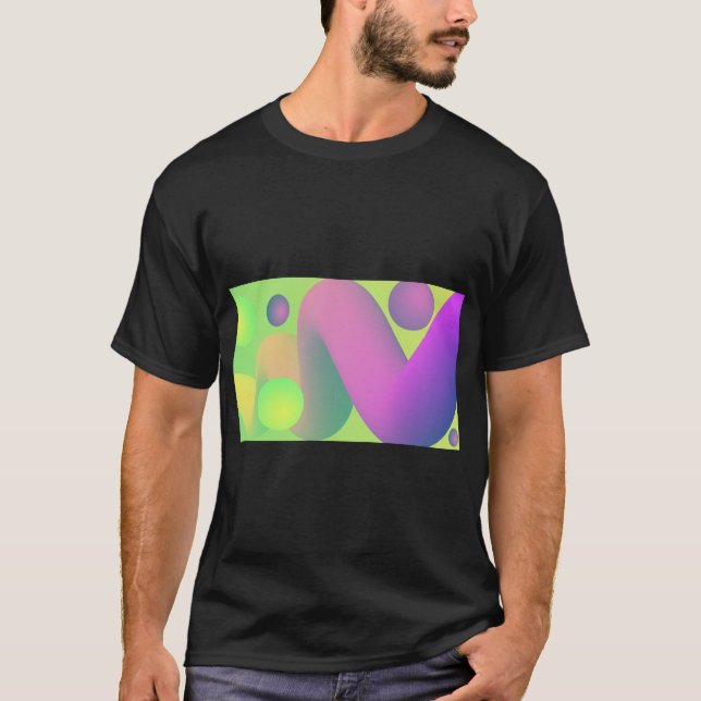 Camiseta Neon Gradient Party Vibes Tee (Frente)
