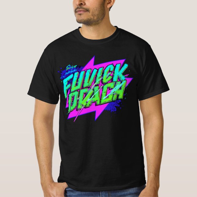 Camiseta 🔥 Neon Grafite Typografia Streetwear 🔥 (Frente)