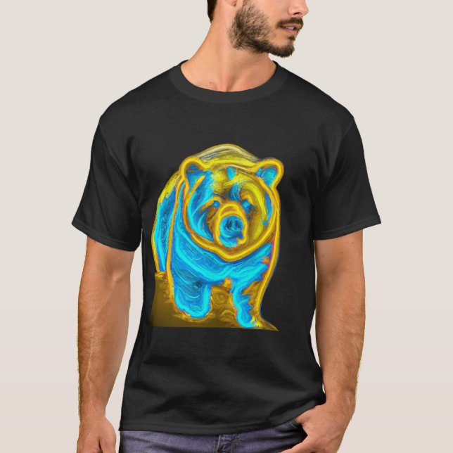 Camiseta Neon Grizzly T-Shirt (Frente)