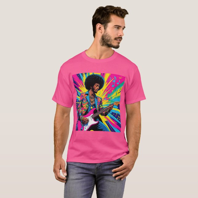 Camiseta Neon Groove Collective – Psykedelisk Konst & Musik (Frente Completa)