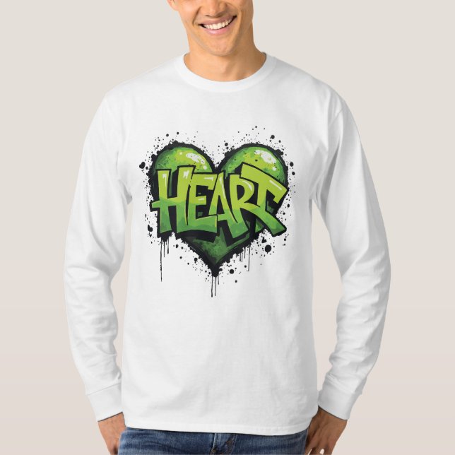 Camiseta Neon Heartbeat (Frente)