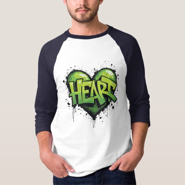 Camiseta Neon Heartbeat (Frente)