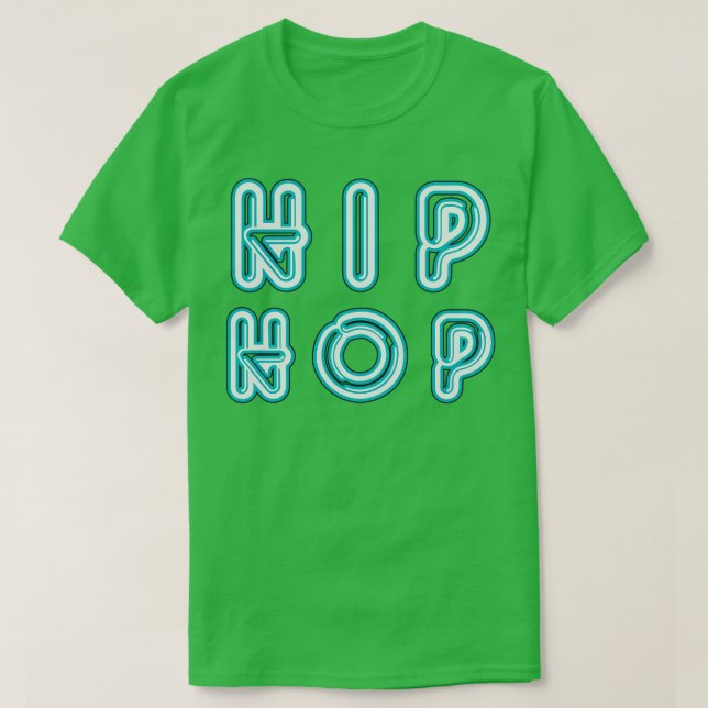 Camiseta Neon Hip Hop (Frente do Design)