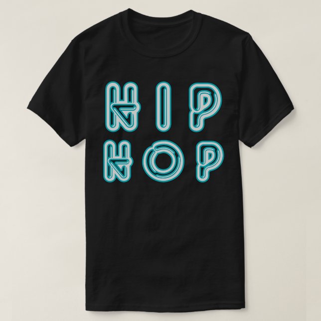 Camiseta Neon Hip Hop (Frente do Design)