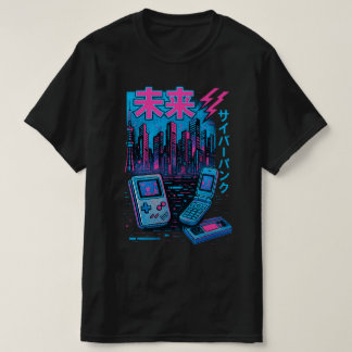 Camiseta Neon Japão dos anos 90