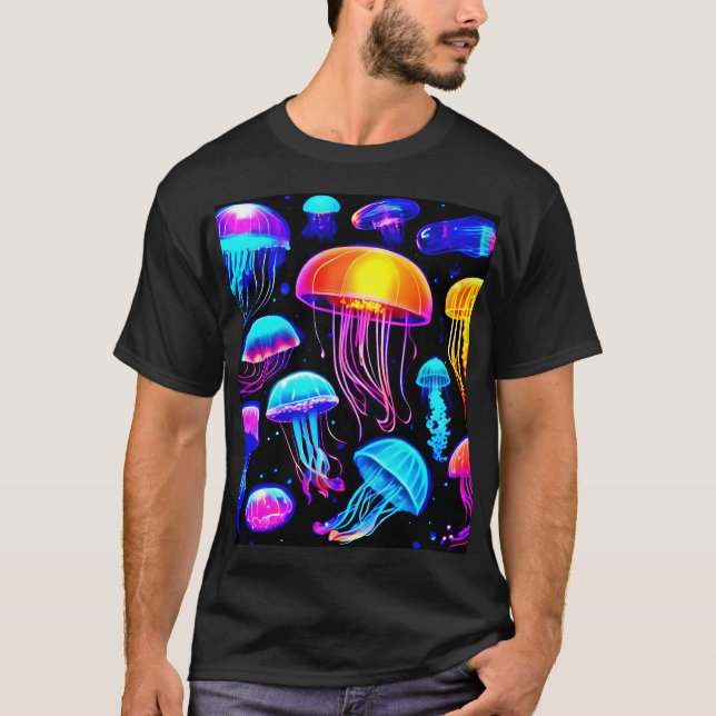 Camiseta Neon Jellyfish (Frente)