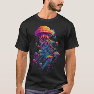 Camiseta Neon Jellyverse: Delícias Cósmicas