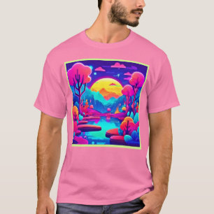 Camiseta Neon Jungle Dream Art
