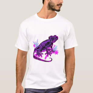 Camiseta Neon Jungle Iguana