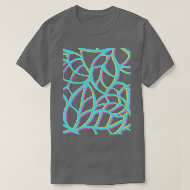 CAMISETA NEON LEAFY (Frente do Design)