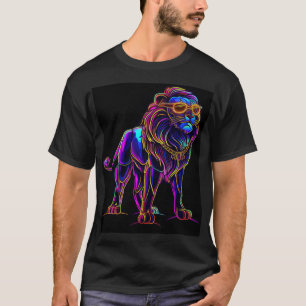 Camiseta Neon Lion