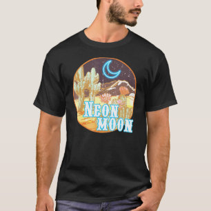 Camiseta Neon Moon Retro Western 80 e 90 Country Tee