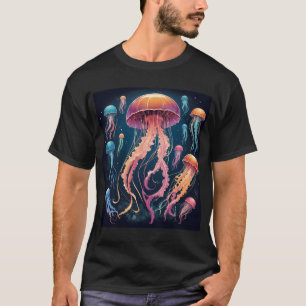 Camiseta Neon Náutico: Uma Sinfonia de Água-Viva