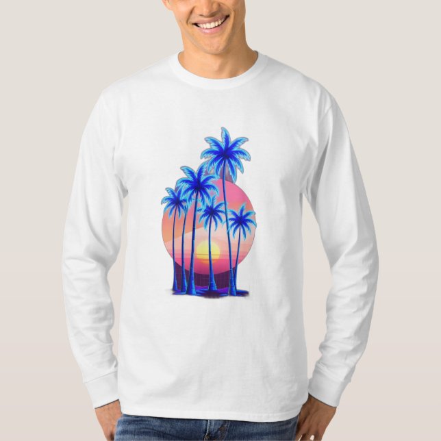 Camiseta Neon Palm (Frente)